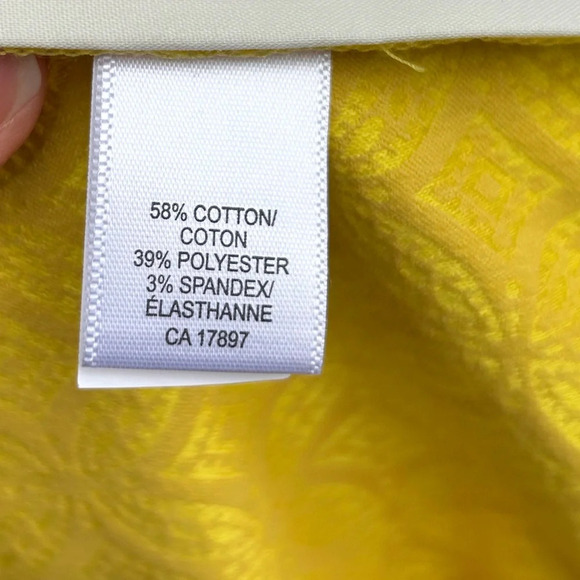 Banana Republic Symona Brocade crop Pants, size 8 - Picture 8 of 10